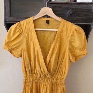 MIMO Mustard Yellow Sundress